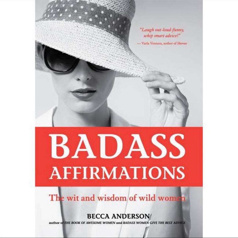 Badass affirmations paperback book-NWT